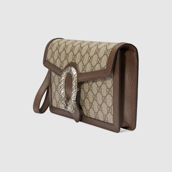 Gucci Dionysus GG Supreme Canvas Purse in Beige/Brown NEW W DUST BAG - Picture 6 of 8